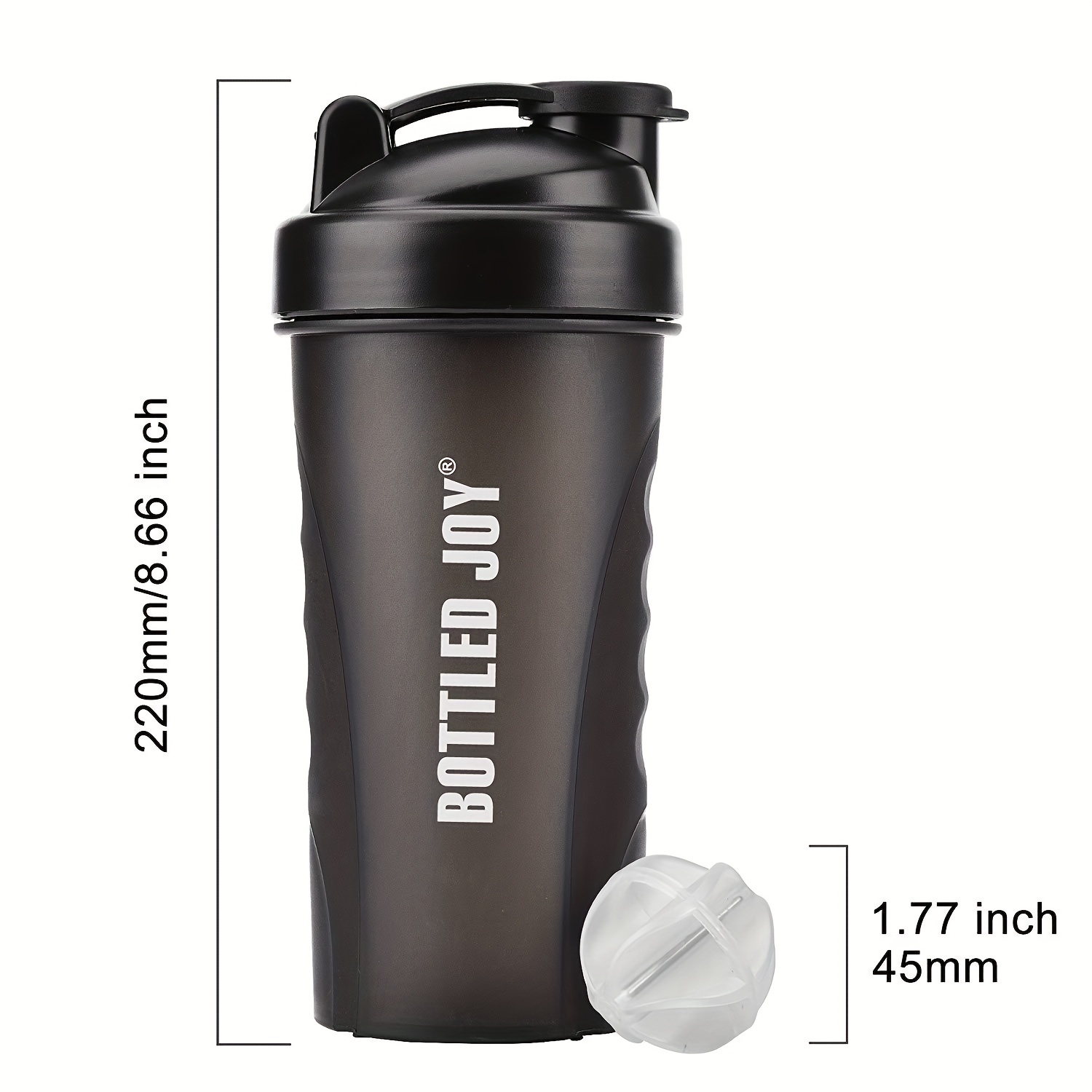 2pcs Leakproof Shaker Bottle With Lid Water Bottle For - Temu