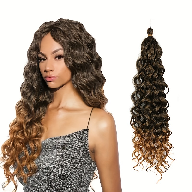 Cheap Hawaii Afro Curl Ocean Wave Ombre Braiding Hair Extensions