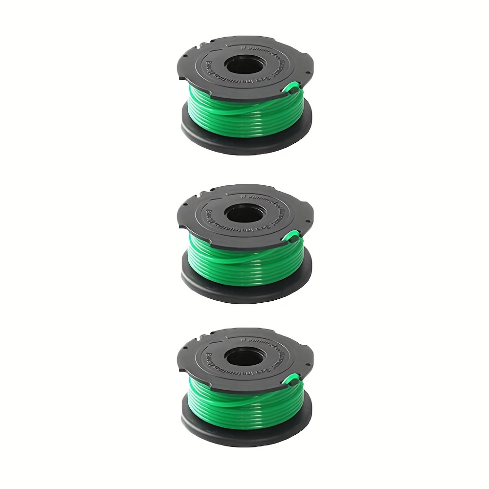 3 Pack Replace String Trimmer Spool Line SF-080 For Black & Decker GH3000  Model