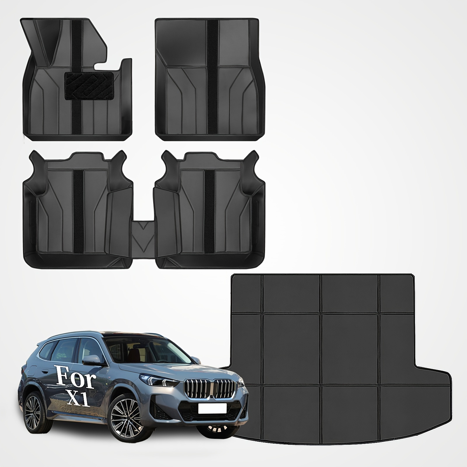 Custom Tapetes para carro para Sedán SUV Coche Deportivo Hombres Damas  Protección Cobertura Completa Almohadilla Antideslizante Cuero Alfombras  para