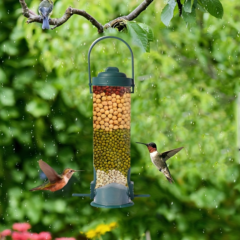 JCAKES Mangeoire à oiseaux anti-écureuils à suspendre pour jardin