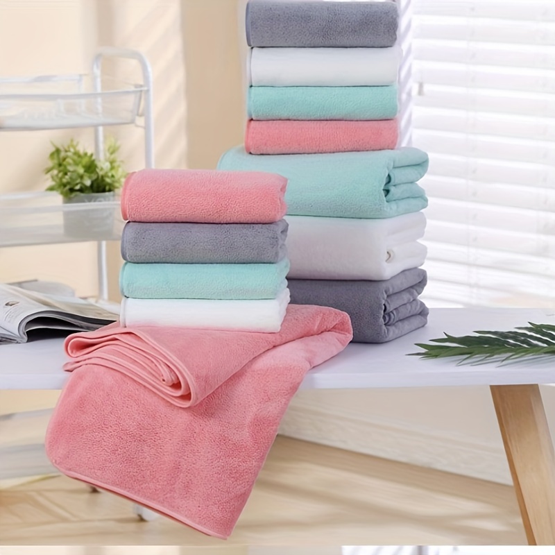 Simple White Face Towel, Hotel Lint-free Towel For Bathroom, Soft