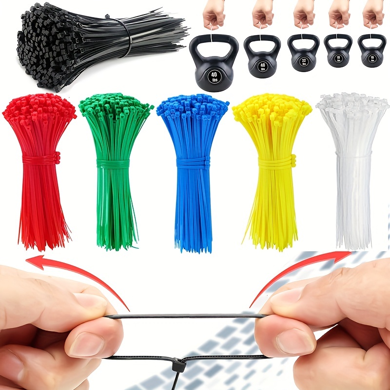 Self locking Nylon Cable Ties Plastic Zipper Cable Ties - Temu