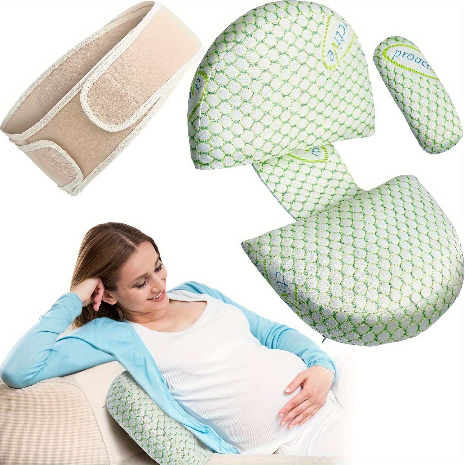 Almohadas Para Dormir Soporte Espalda Caderas Piernas Vientre Mujeres  Embarazada