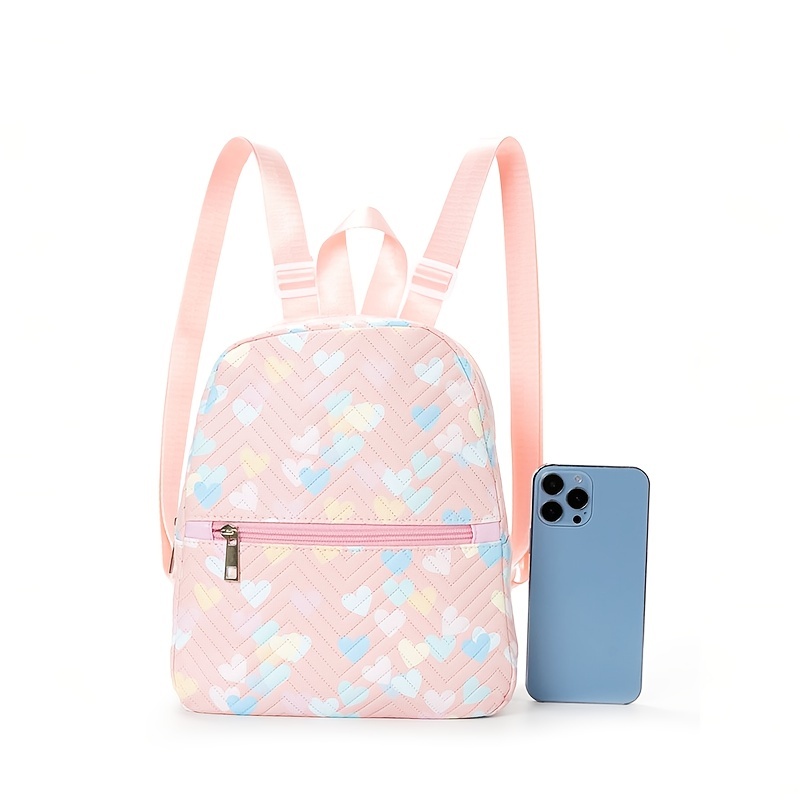 Kids Mini Heart Backpack w/ Adjustable Strap