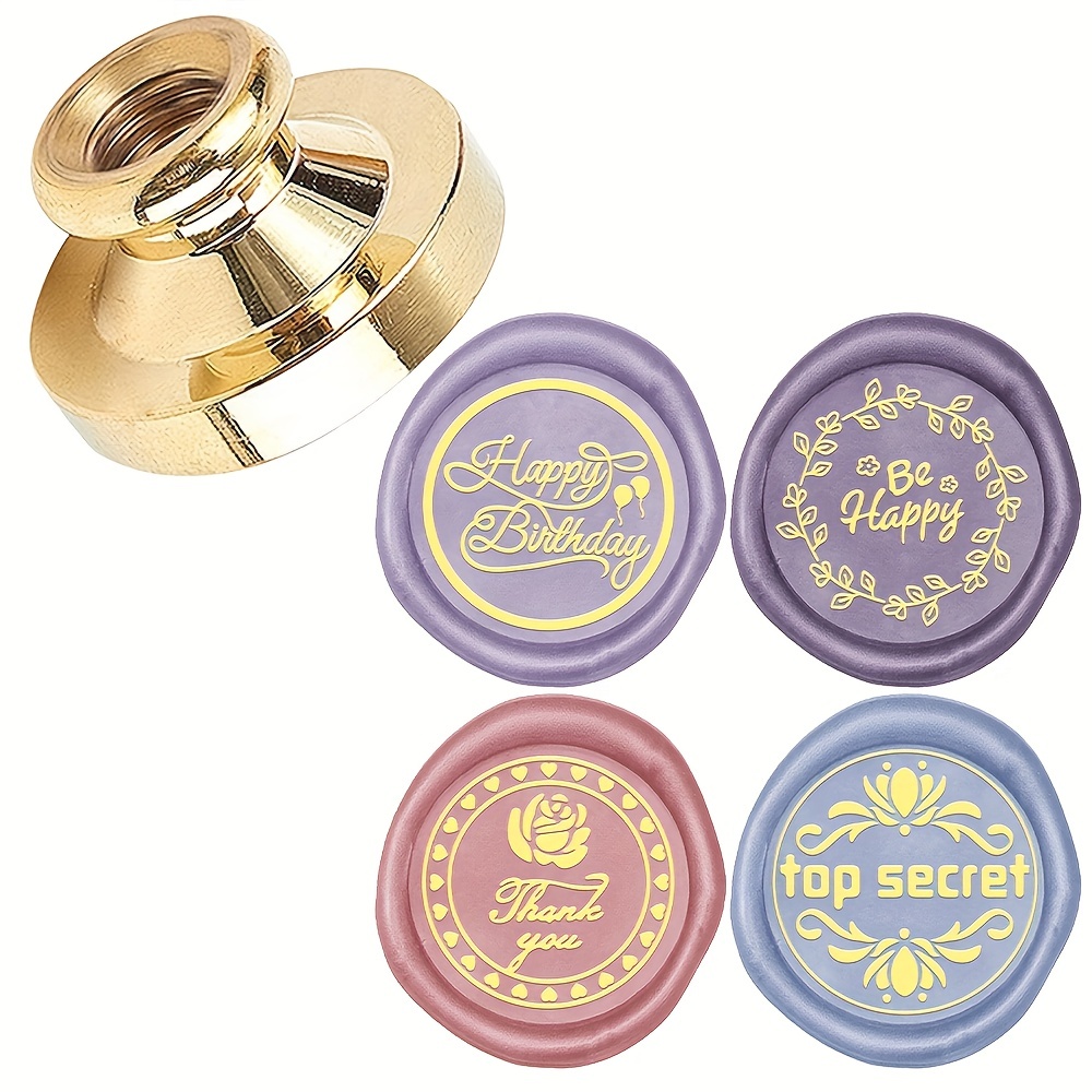 Eisumy 50 Pcs Wax Seal Stickers Antique Gold Monogram D Envelope Seal  Stickers for Wedding/Bithday/Baby Shower/Thanksgiving/Invatation/Bussiness  Envelope Sticker - Yahoo Shopping