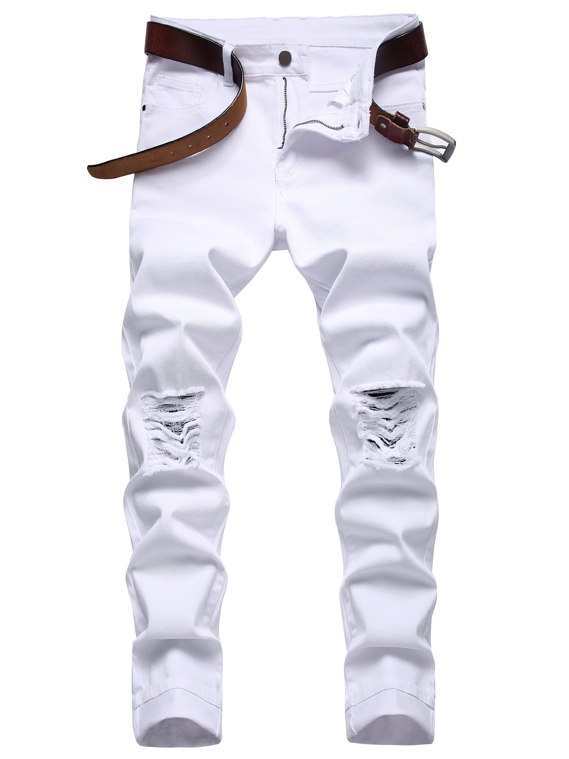 Pantalones Blancos - Temu