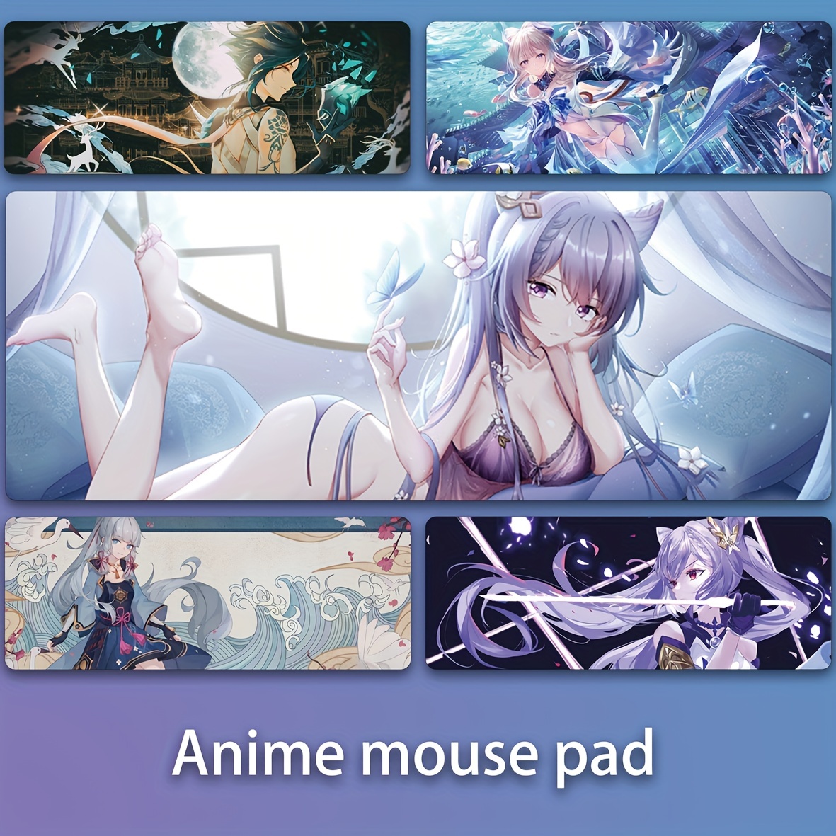 Amazon.com: Anime Girl Sexy Butt RGB Mouse Pad XXL Computer Keyboard Pad  LED Gaming Mouse Pad USB Gamer Play Mats PC Table Mat 24 inch x12 inch -A1  : Video Games