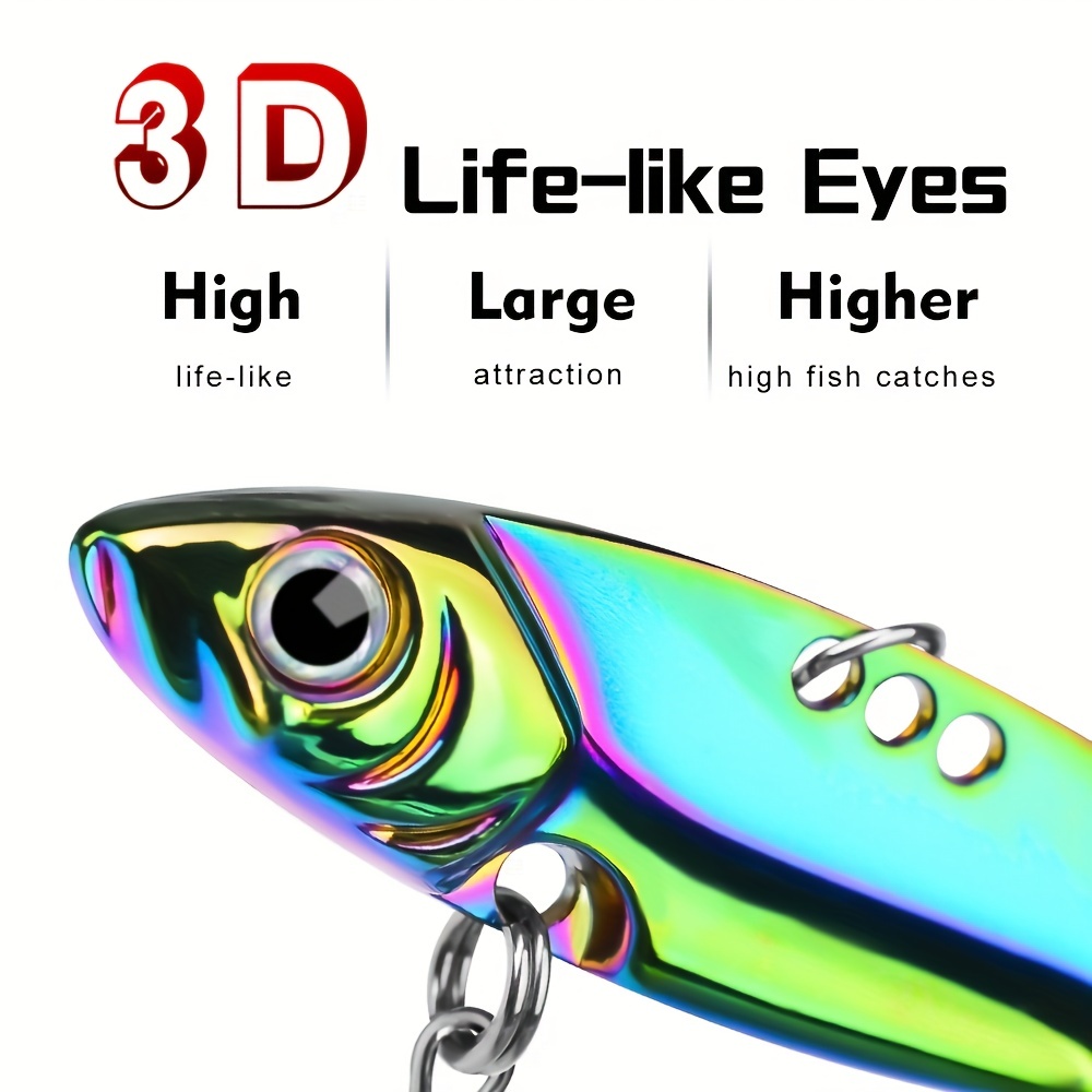 Fishing Lure Artificial Bait Colorful Swivel Type Lure Sequins For