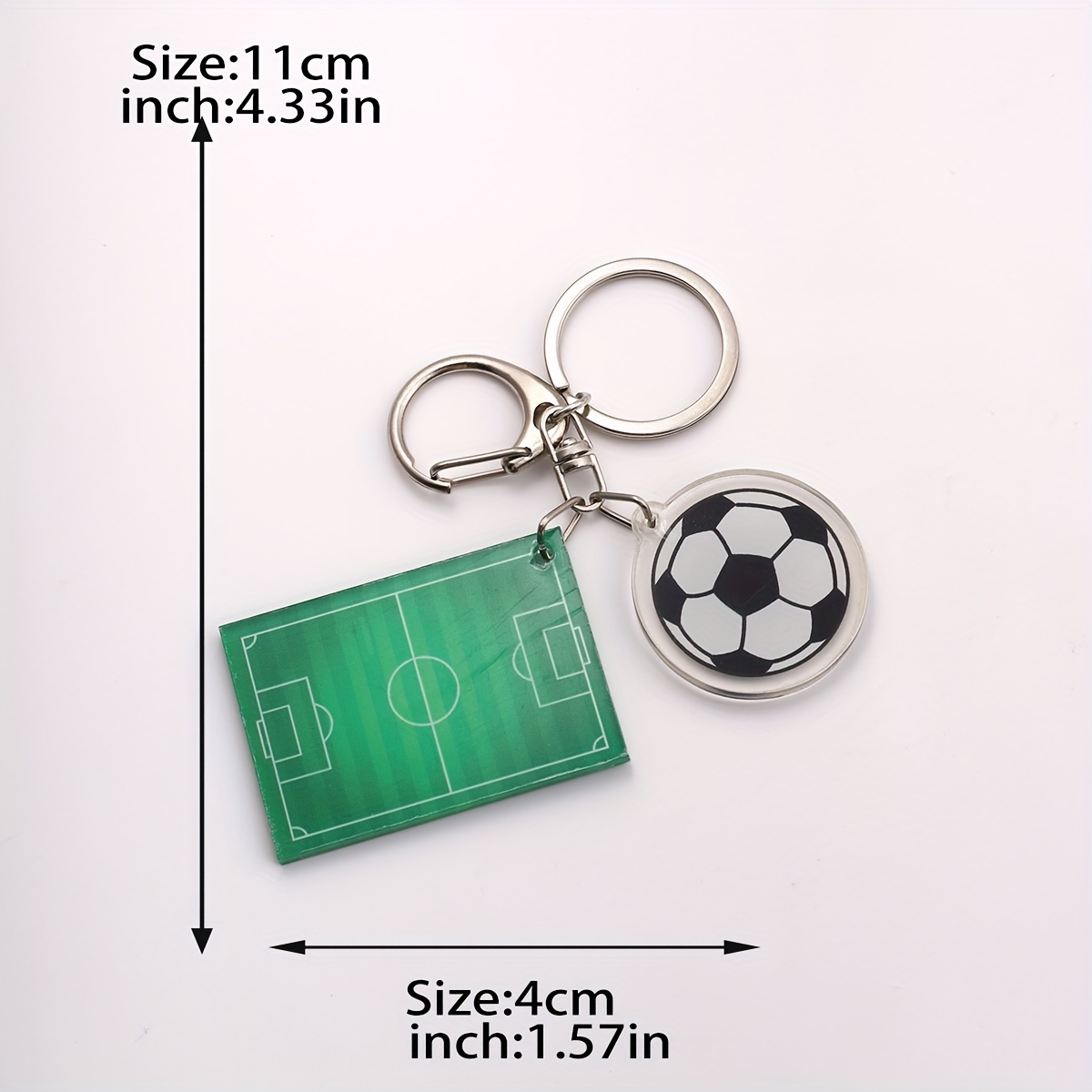 Soccer Field Key Chain