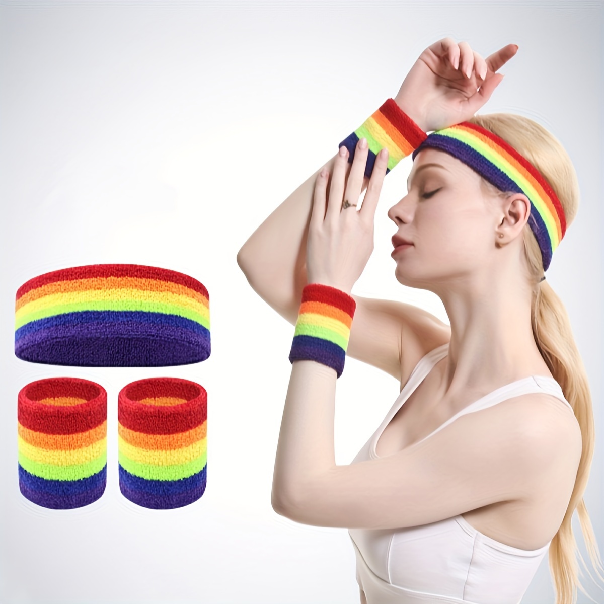 Bandeau Poignet LGBT Arc-En-Ciel