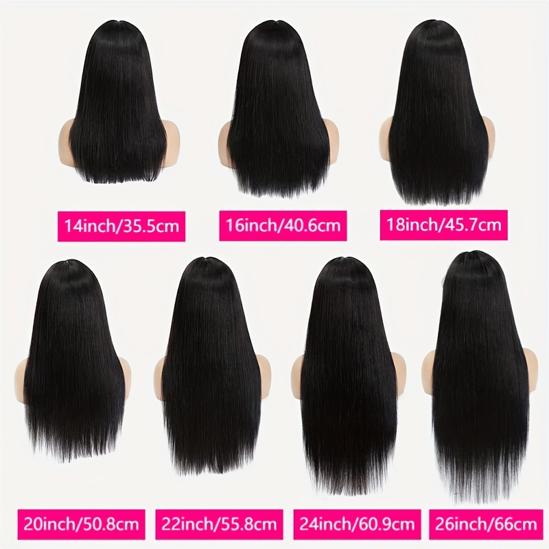 U Part Straight Wigs Human Hair Wigs Women Brazilian - Temu Canada