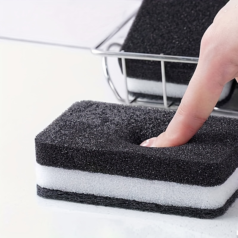Dishwashing Sponges, Black And White Double-sided Thick Sponges