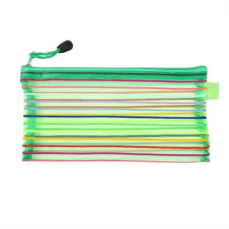 10 Stück Netz-reißverschlussbeutel (mehrfarbig), Wasserfeste  Reißverschlusstasche Für Schulbürobedarf, Puzzles Und Spiele Zur  Organisation Der Aufbewahrung, Schnelle Und Sichere Online-kasse