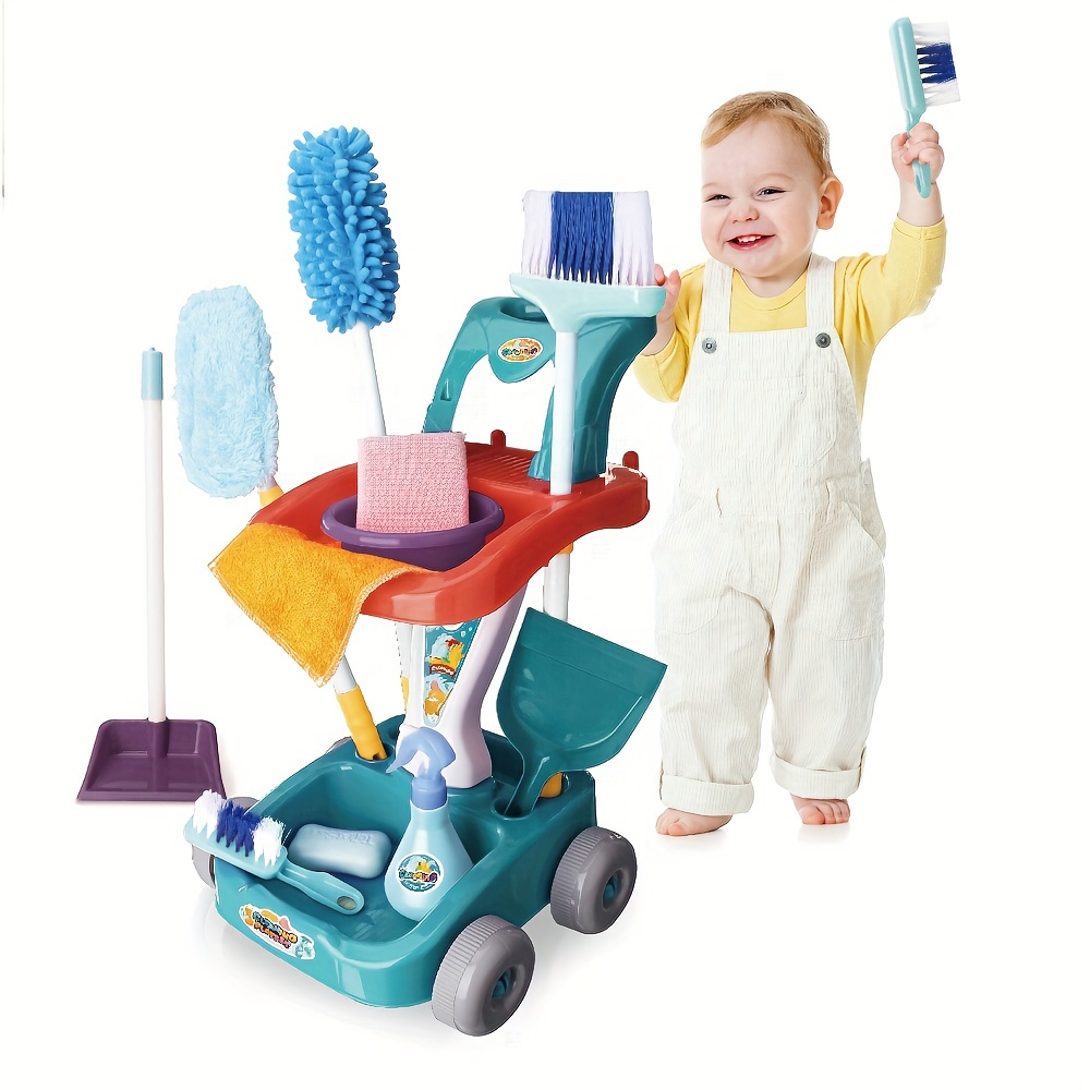 Play House Cleaning Toy Toy Set,accessories In Random Styles And Colors,  Cleaning And Housework, Training Children's Hands-on Ability, Birthday And  Christmas Gifts For Children - Temu