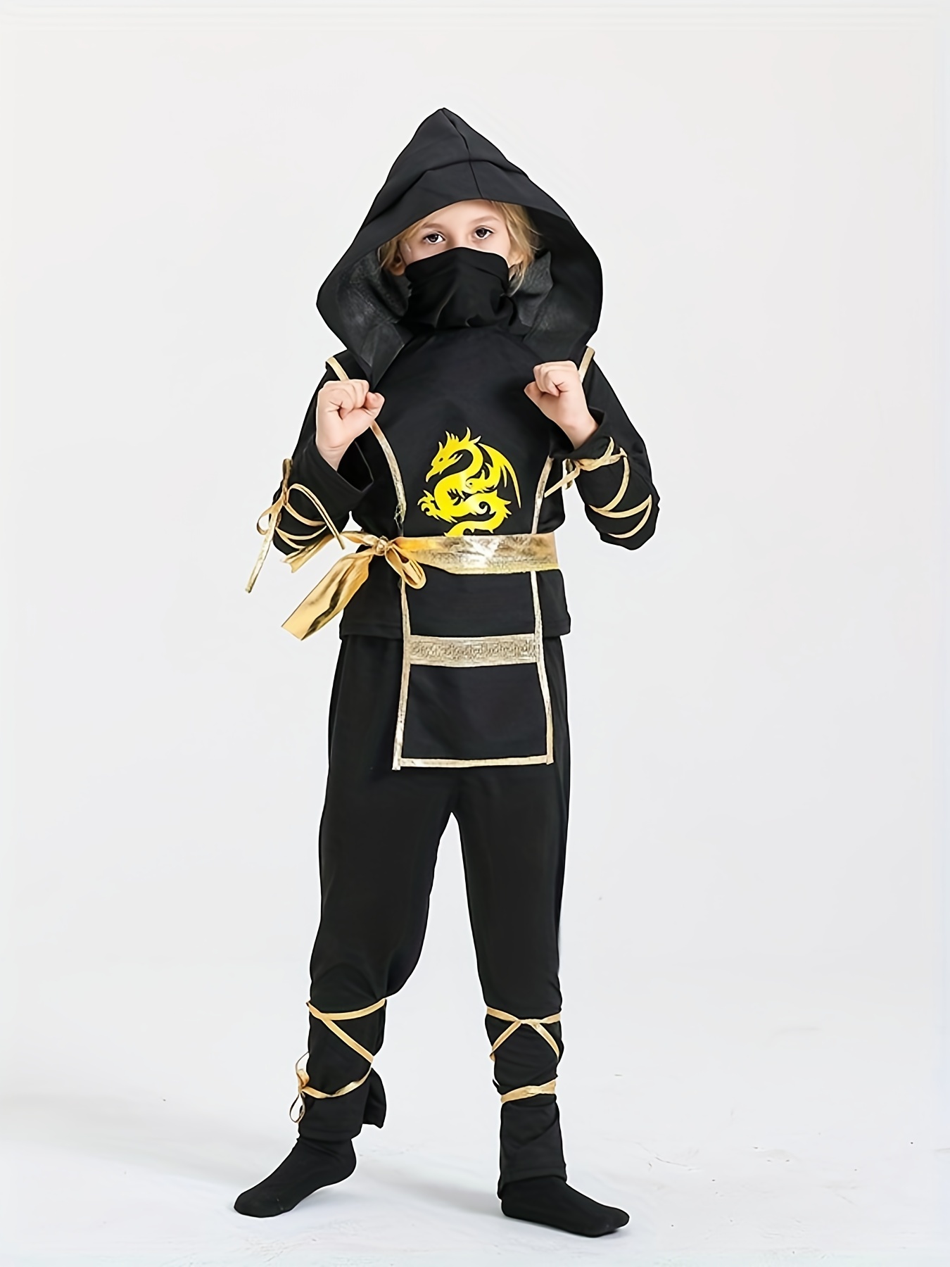 Disfraz de Ninja Dragón Negro para Mujer
