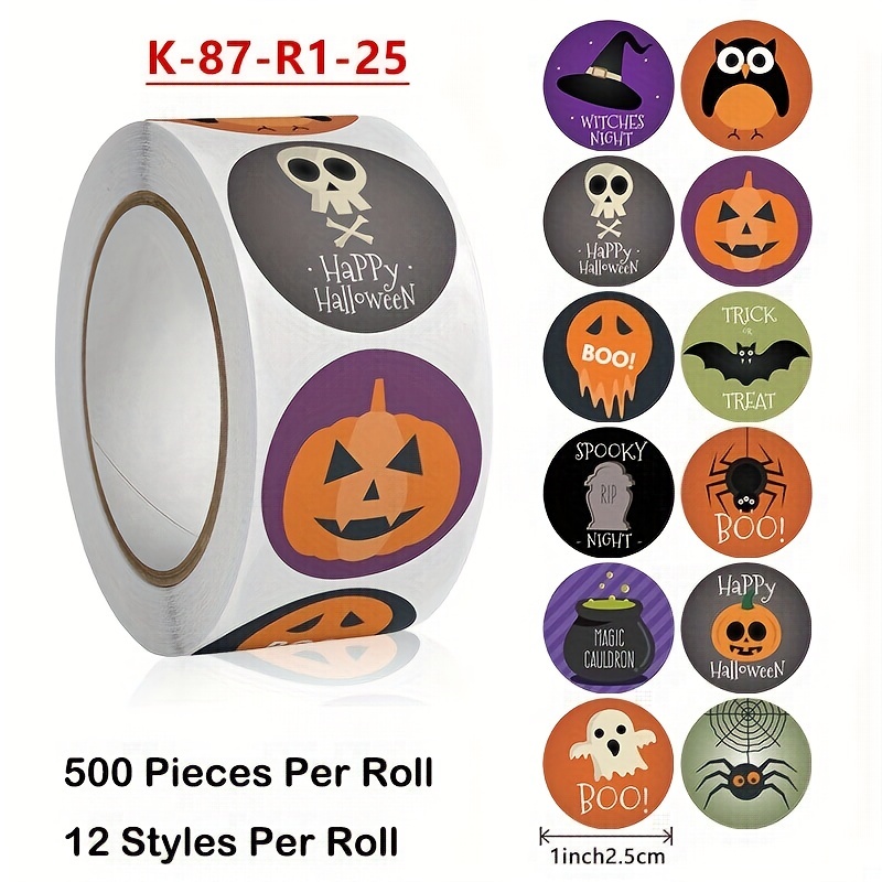 Set Of Halloween Apothecary Stickers For Decor, Bottles, Jars, Cups,  Notebooks