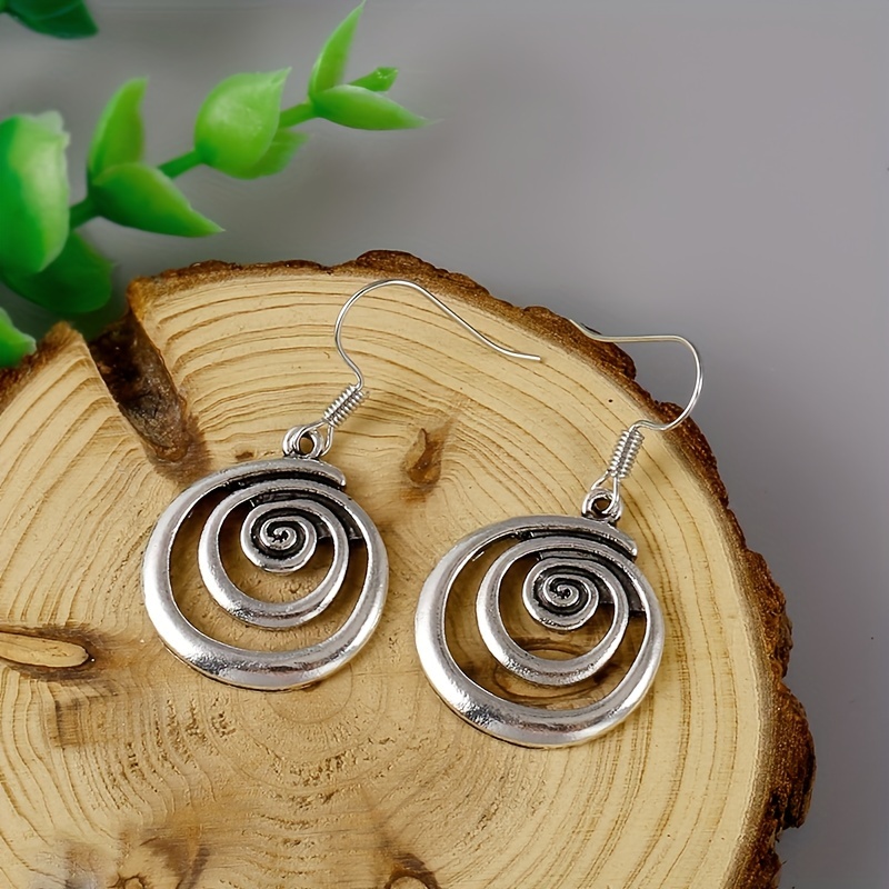 Spiral Hook Earrings