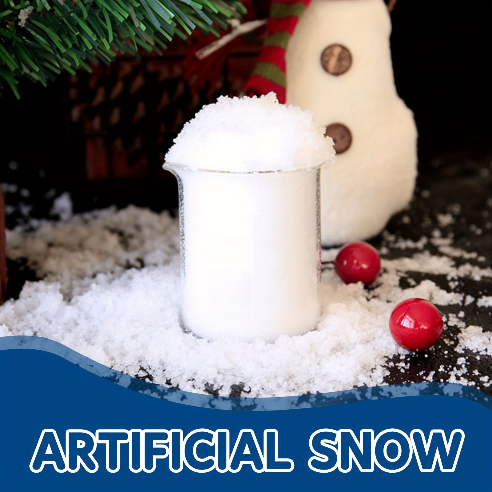 Artificial snow for Christmas  From fake powder snow to snow