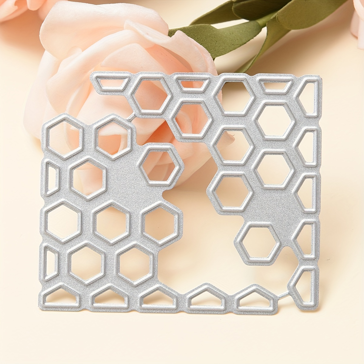 new honeycomb pattern metal cutting die mold scrapbooking decorative embossing album decorative card making diy handicrafts
