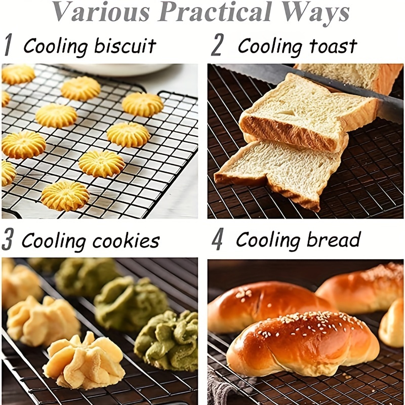 Baking Rack Cooking Rack,16 inch x 10 Inch,Nonstick Stainless Steel Wire Cooling Drying Roasting Rack for Cooking,Baking,Roasting and Grilling, Fits