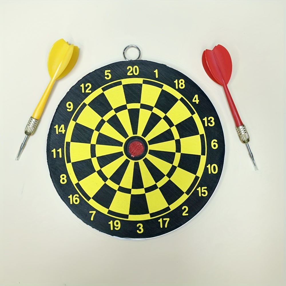 2-Sided Dart Board Set with 2 Darts