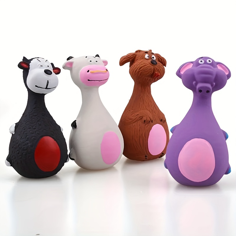 Plastic Puppy Rubber Squeaky Toys - Temu