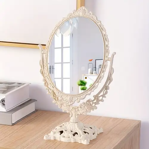 Specchio cosmetico tipo da scrivania specchio da trucco da tavolo in stile  europeo Vintage antico per
