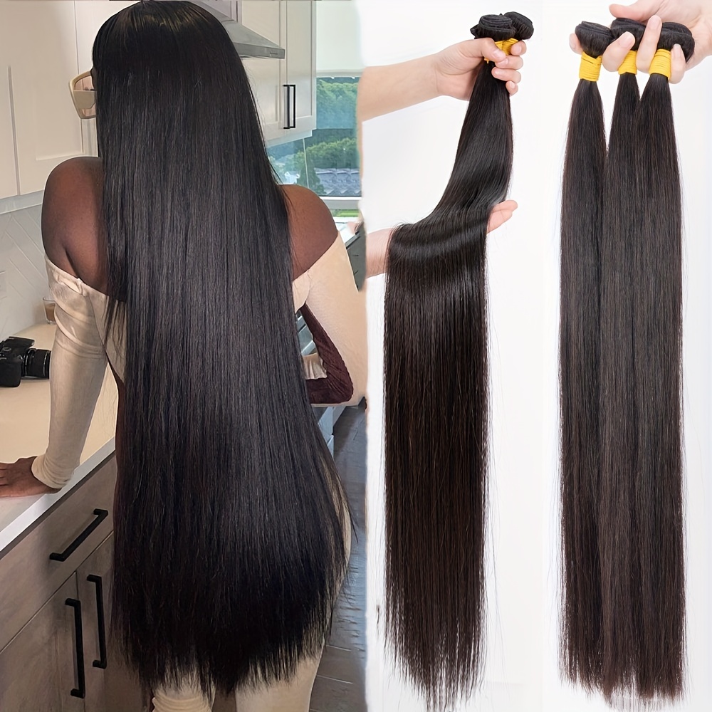 Weave Hair Bundles - Temu