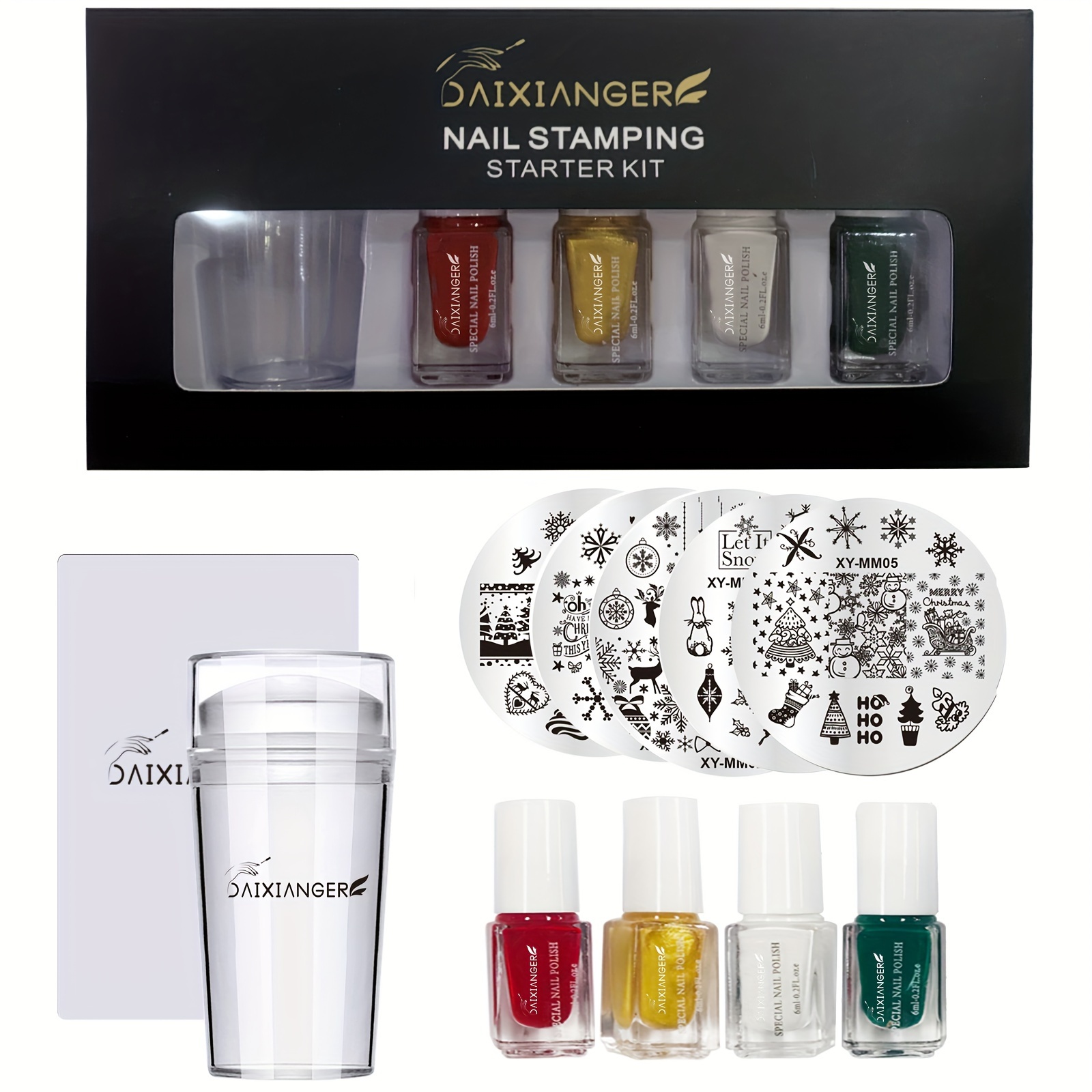 Stainless Steel Nail Art Stamping Plates Create Stunning Designs With Ease Temu