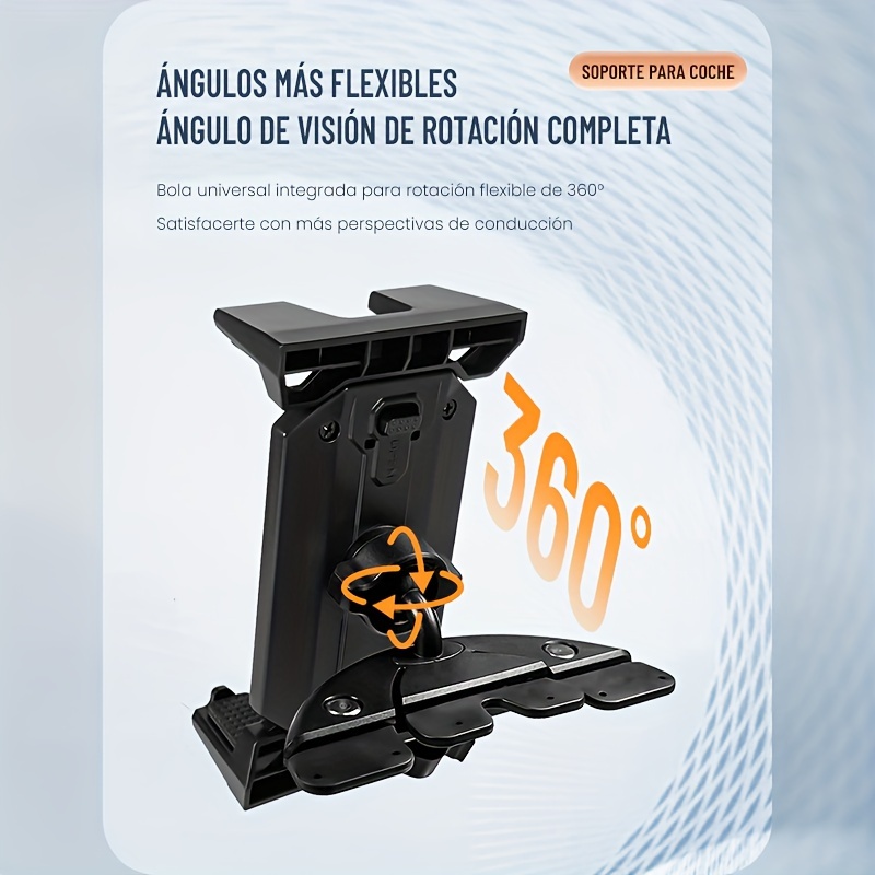 AINOPE Soporte de teléfono para CD para automóvil, ultra resistente,  soporte para teléfono celular, soporte universal para teléfono con ranura  para