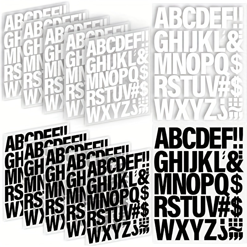 New Fashion Black And White 26 Letters A To Z Clothing - Temu