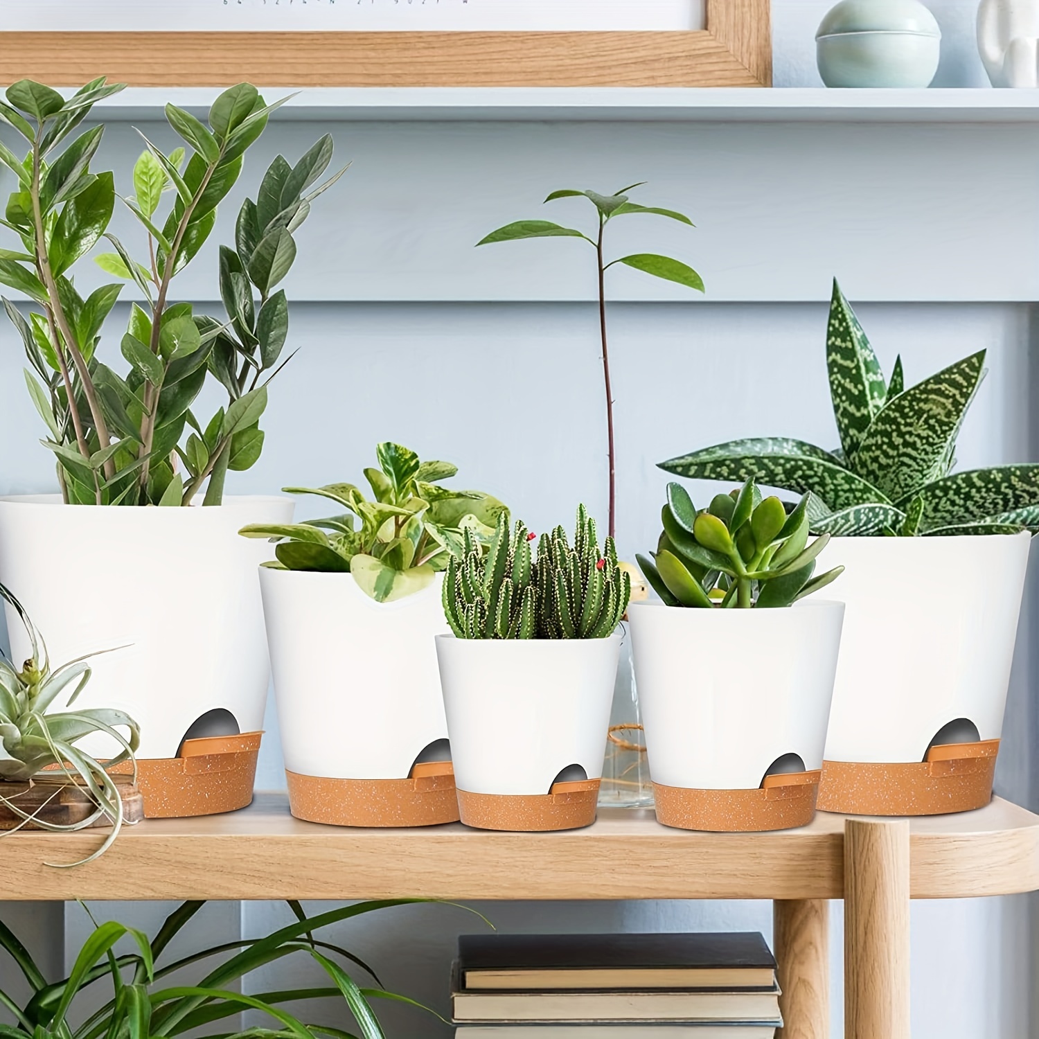 Plant Pots Planters For Indoor Plants With Drainage Holes - Temu