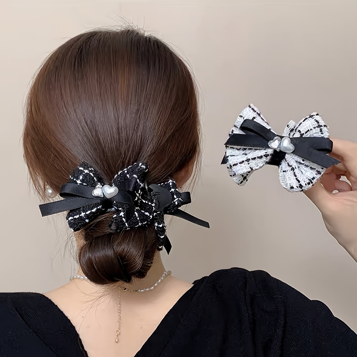 New Metal Black Hair Fork Clip Women Hair Pin Combs Messy Bun Hair Pin Clip  Hair