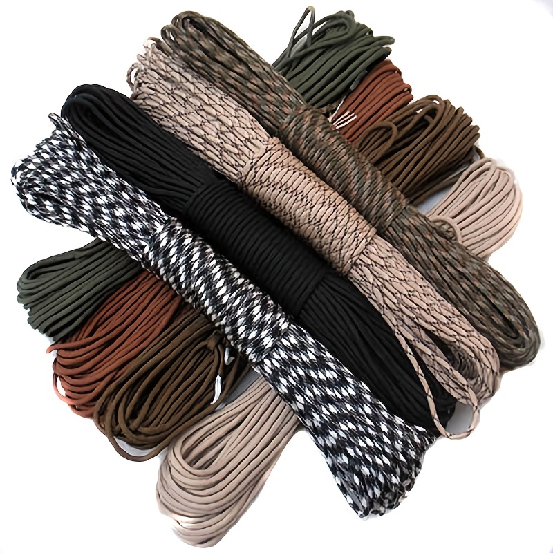 31m 100ft 7 Strand 4mm Core Tent Cord Lanyard Rope For Camping Picnic  Making Bracelet Clothesline, Today's Best Daily Deals