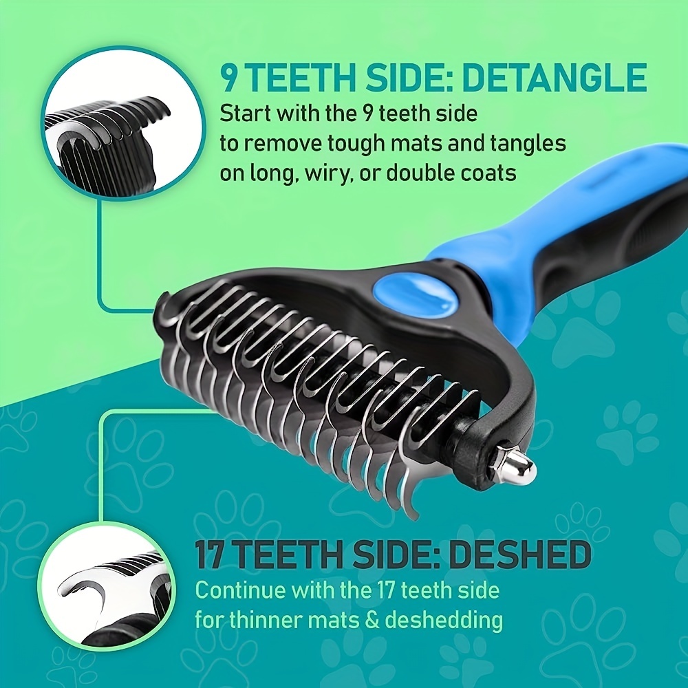 Dog grooming hotsell rake brush