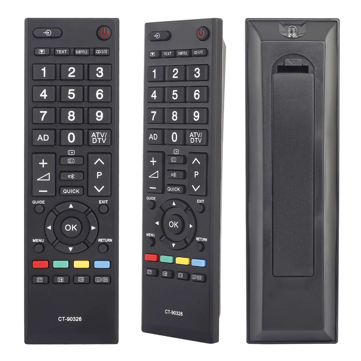 Vhbw - vhbw Télécommande compatible pour Toshiba 32LV685D, 32LV703,  32LV733, 32LV733G, 32LV833G, 32RV625D télévision, TV - télécommande de  rechange - Telecommande Universelle - Rue du Commerce