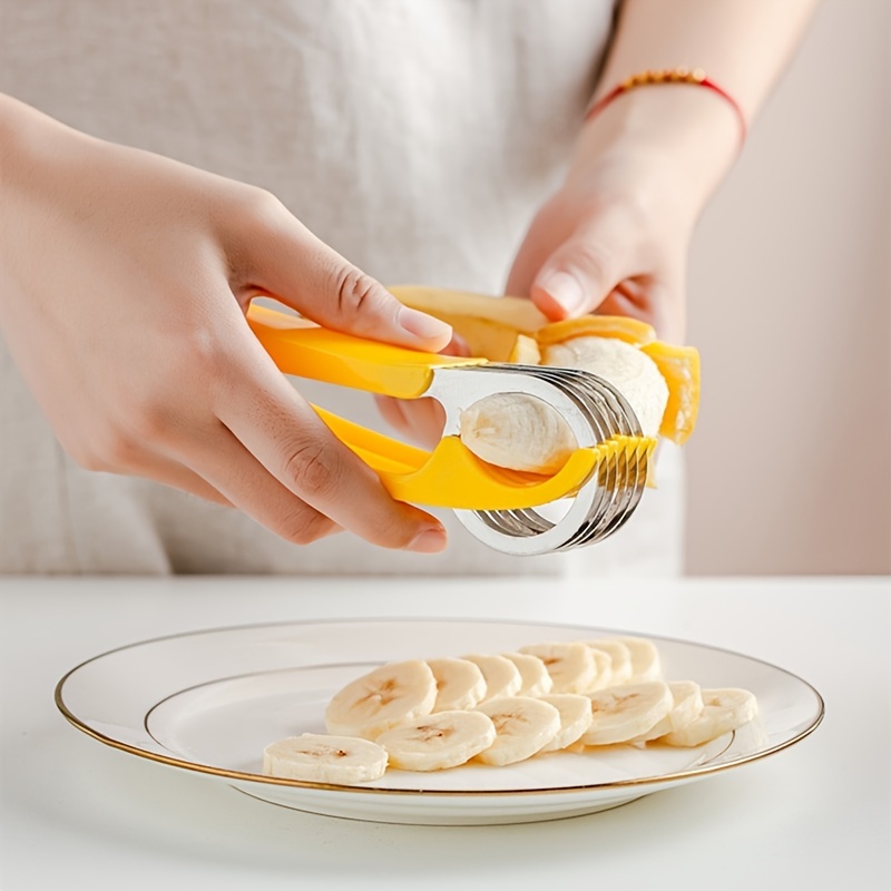 Kitchen Gadget, Banana Slicer, Fruit Slicer, Cucumber, Ham, Banana Slicer