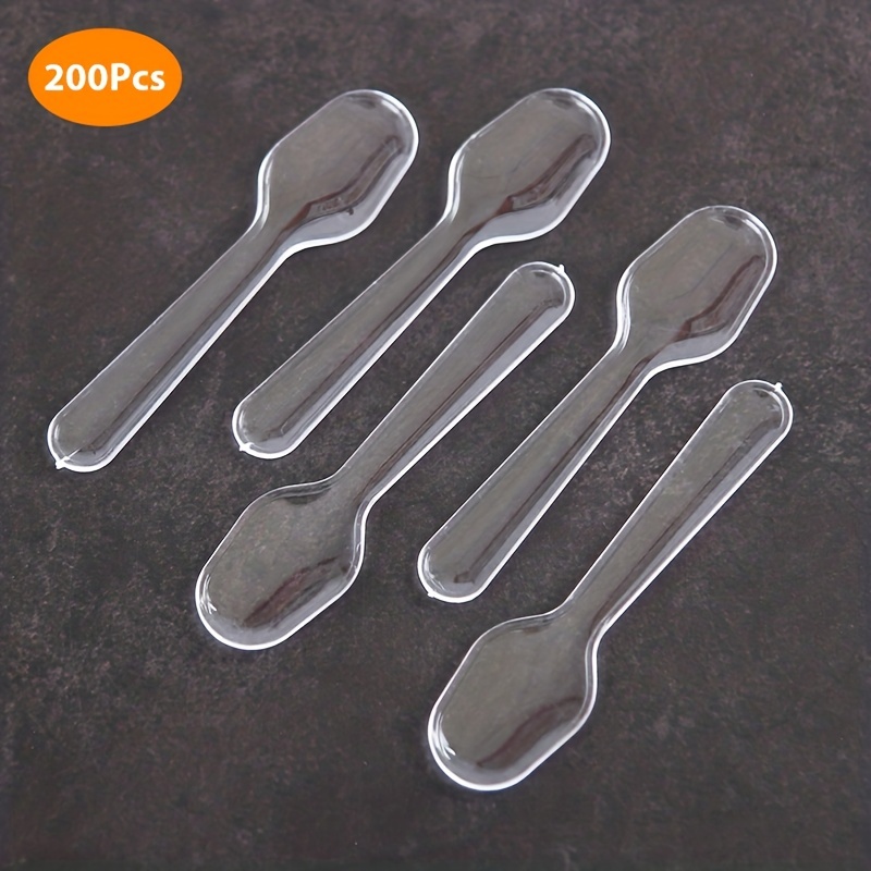 Cucharitas de plástico para Café ó Postre - apilables 12,5 cm
