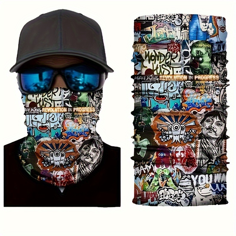1pc Multifunctional For Outdoor Cycling Fishing Sports Windproof And  Sunproof Mask Mountain Climbing Neck Warmer - Jewelry & Accessories - Temu