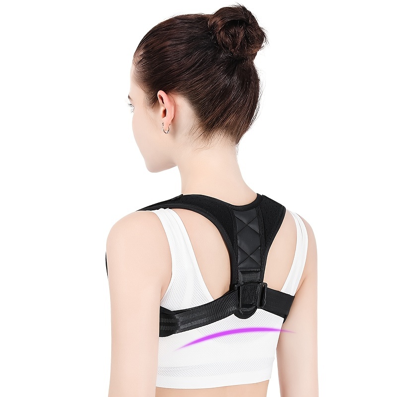 Women Breast Support Posture Corrector Back Strap Bra - Temu