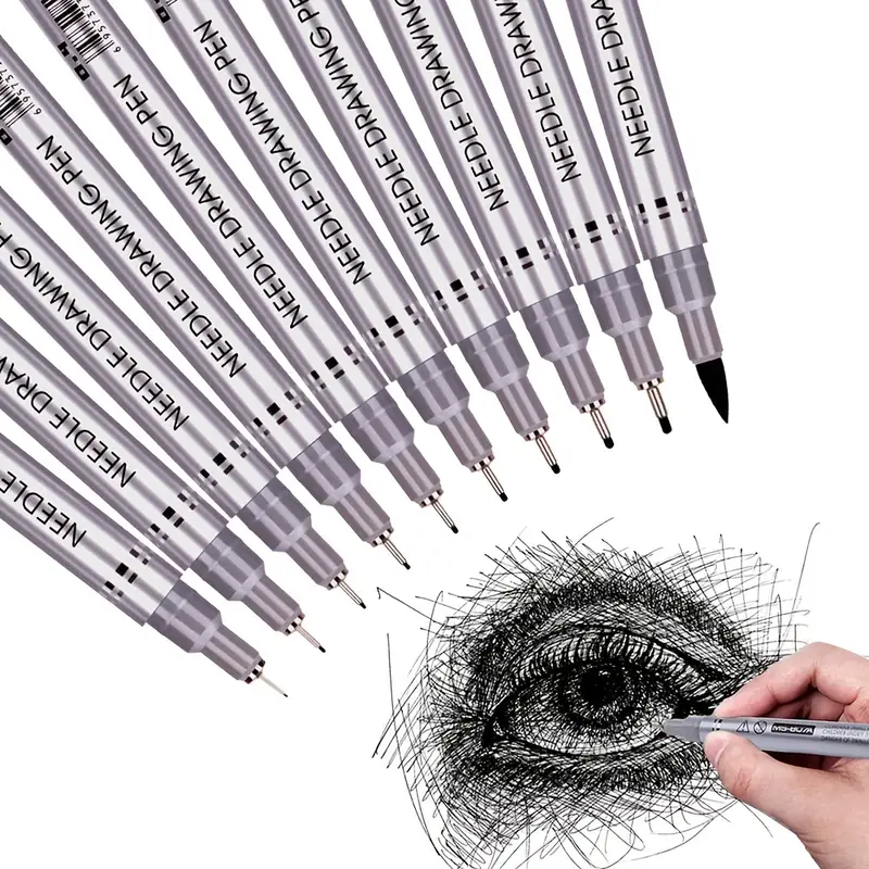 Precision Micro-line Pens, Comic Needle Pens, Hand-painted Marker Pen, Black  Micro-pen Fineliner Ink Pens, Waterproof Archival Ink Multiliner Pens For  Artist Illustration, Calligraphy, Sketching, Technical Drawing,  Quick-drying Pens - Temu Philippines