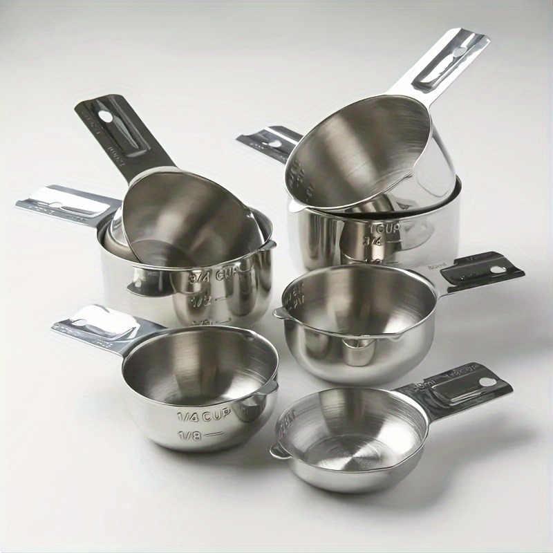 Measuring Cups 18/8 Stainless Steel Measuring Cups Stackable - Temu