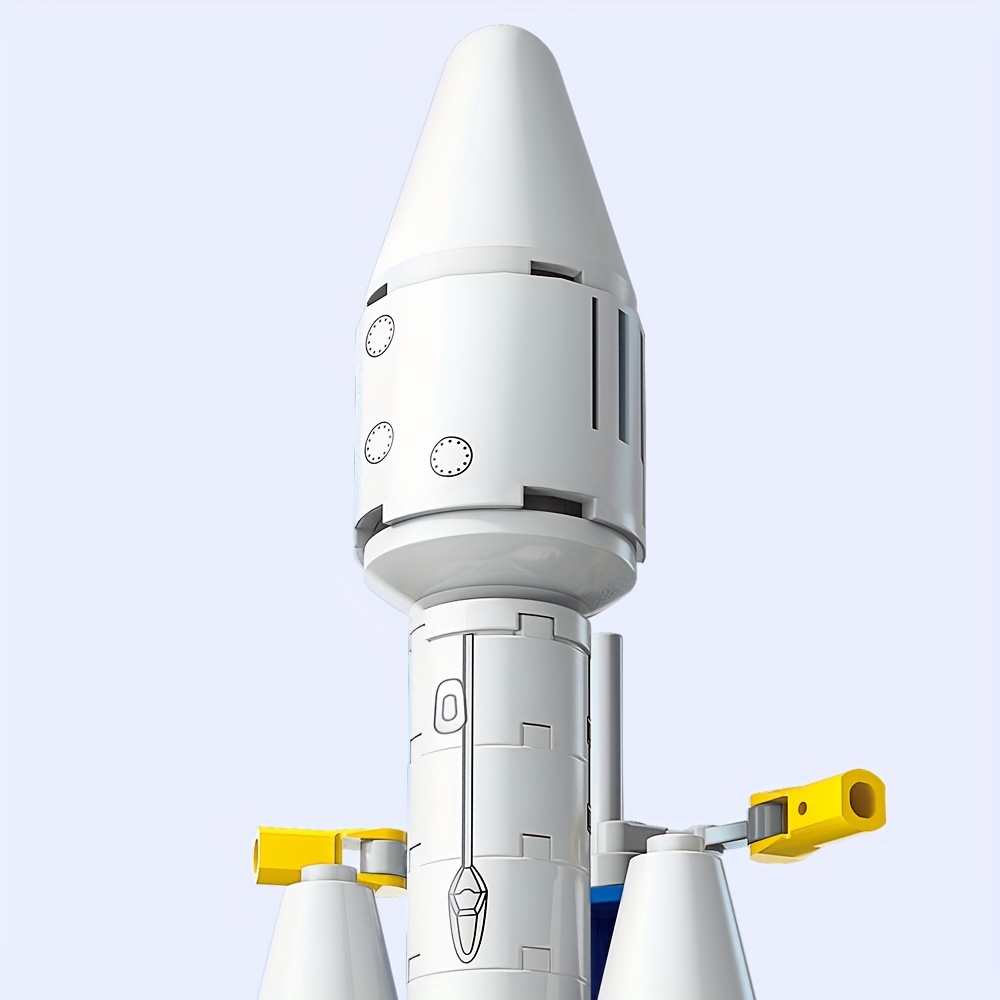 Heavy Space Rocket Model Building Blocks DIY Assembled Toy