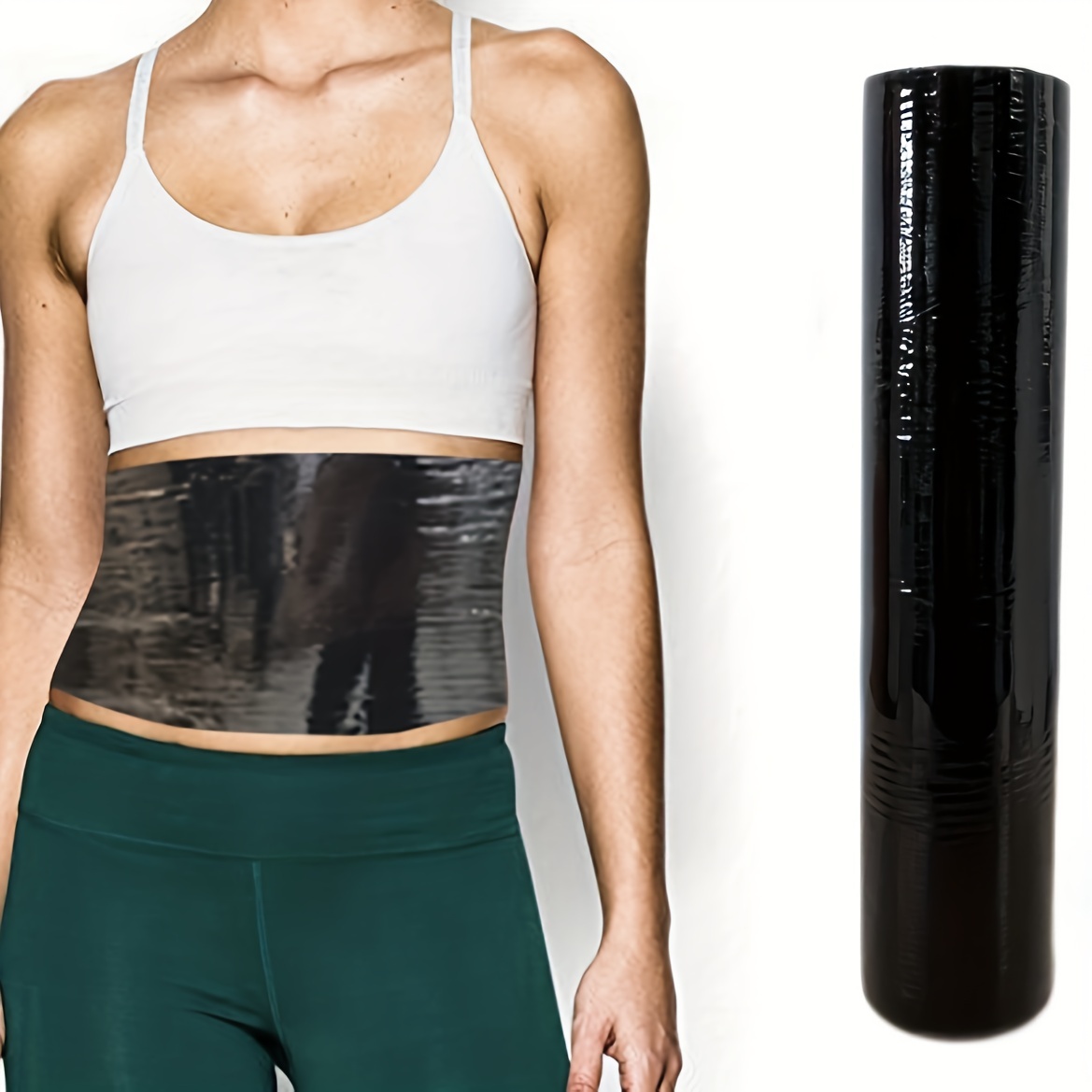 Shape-up Wraps Slimming Waist Tummy Belly Belt Wrap Body Plastic