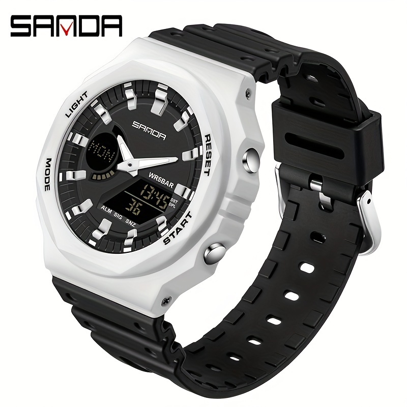 Sports Electronic Watch Casual Dual display Wr Digital - Temu United ...