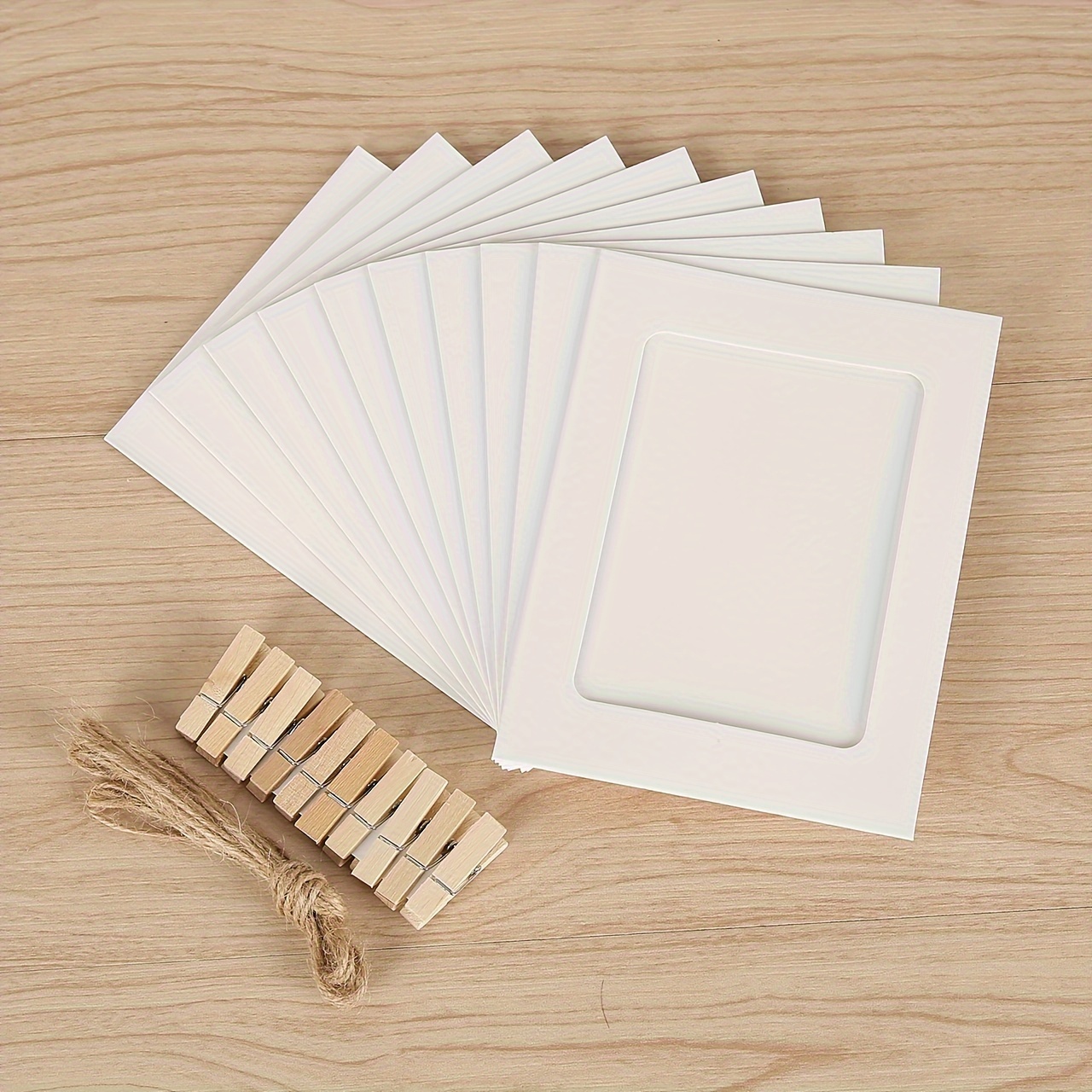 Paper Photo Frames  Cardboard Picture Hanging Kit With - Temu