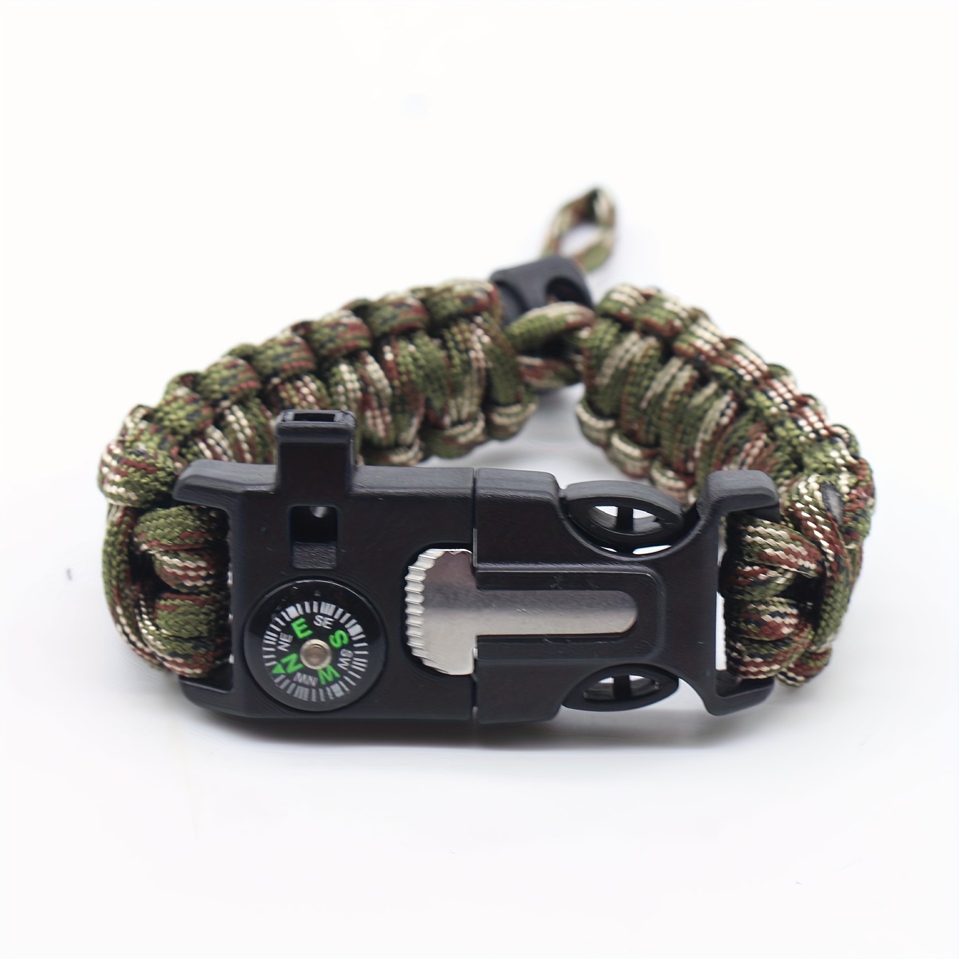 5 in 1 Survival Paracord Bracelet Outdoor Tactical Emergency - Temu