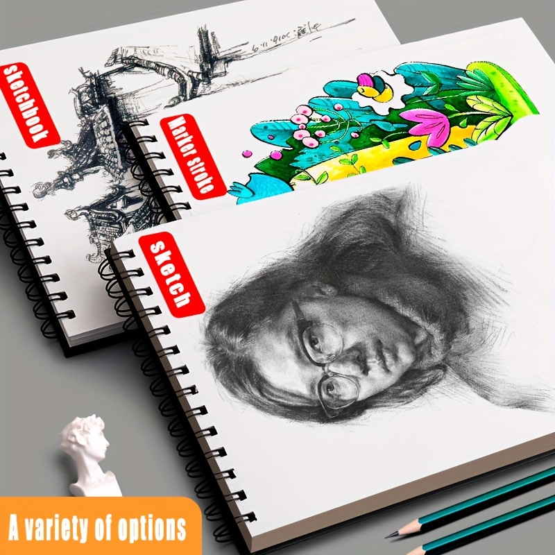 Sketchbook Top Quality Spiral Bound Sketchbook Acid free Art - Temu
