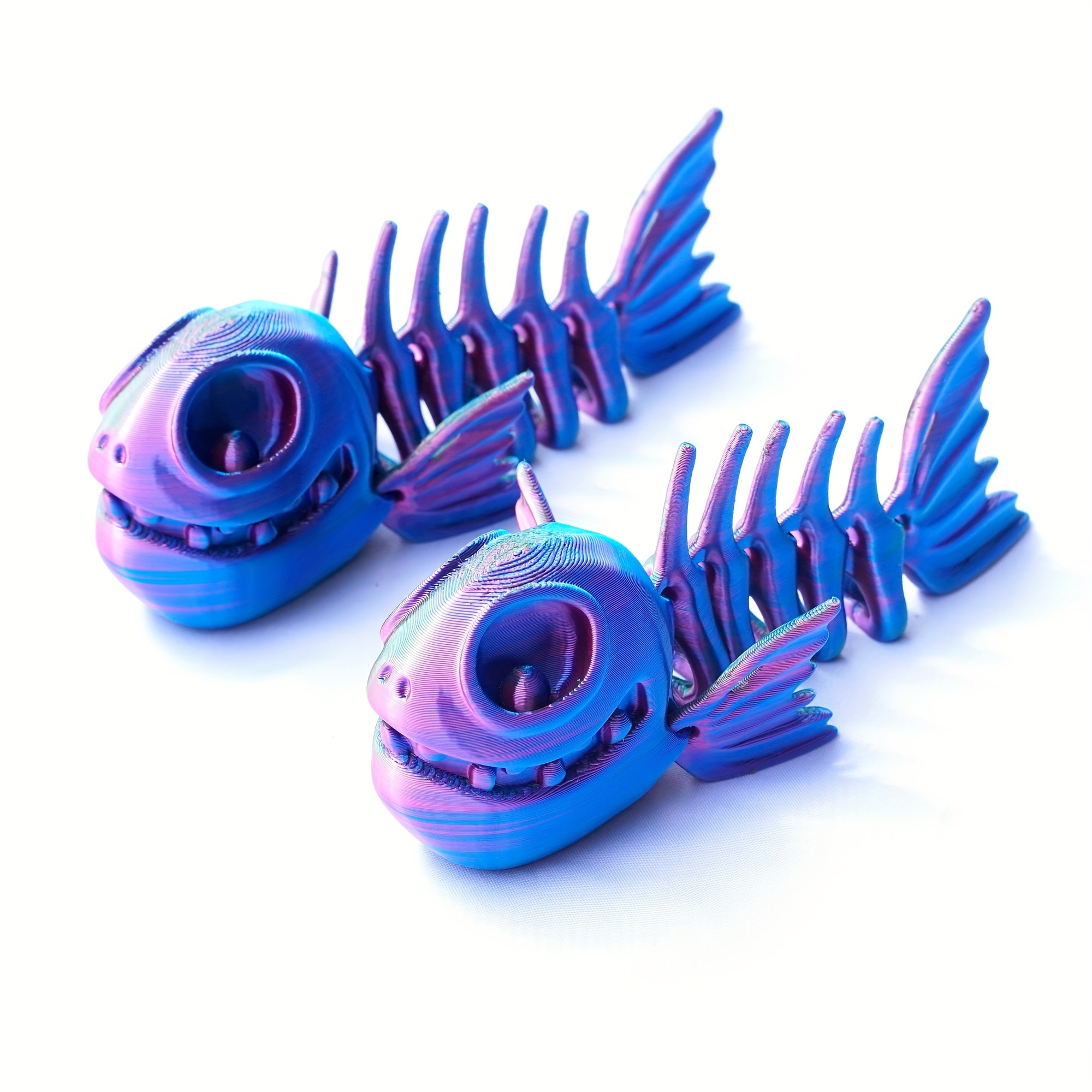 Cute Funny Fish Bone Ornament 3d Printed Skeleton Fish - Temu